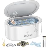Nettoyeur Ultrasons avec 600ml Bac a Ultrason, Jeatone 46KHz Nettoyeur Ultrason Lunettes, Portable Ultrasonic Cleaner pour Bijoux, Lunettes, Diamants, Dentiers, Montres