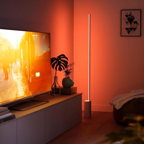 PHILIPS Hue Signe Smart Table Lamp, 1-Pack, Black | White & Color Ambiance, Color Changing Light, Dimmable, 1040 Lumens, Works with Alexa Google Assistant & HomeKit - image 9
