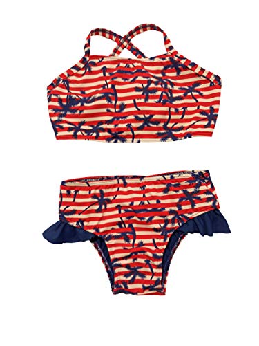 Biquíni infantil menina listras 1 a 16 anos (1)