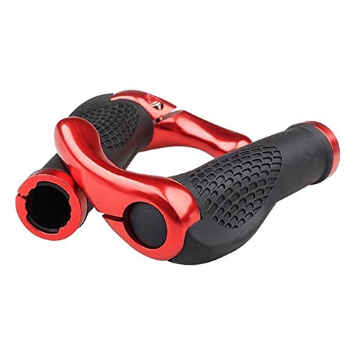 BlueSunshine The Comfiest Ergonomic Bicycle Handlebar Rubber Grips with Anti-Slip