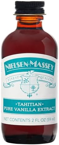 Nielsen-Massey Tahitian Pure Vanilla Extract for Baking and Cooking, 2 Ounce Bottle