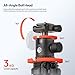 ULANZI TT30 Travel Ultra Portable Camera Tripod w Panorama Ball Head, Professional Aluminum Mini Tabletop Desktop Tripod for Mirrorless Camera/DSLR/Phone, Folded Only 11.8