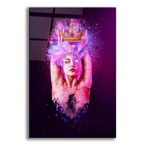 Epic Art 'Pride - Paradise Lost Seven Deadly Sins' by Mario Sanchez Nevado Acrylic Glass Wall Art, 12" x 16"