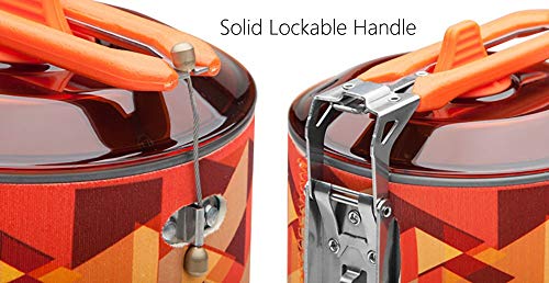 Fire Maple X2 Cooking System Portable Backpacking Camping Stove Camping Pot With Piezo Ignition #TOP4