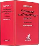  Verfassungs- und Verwaltungsgesetze Ergänzungsband