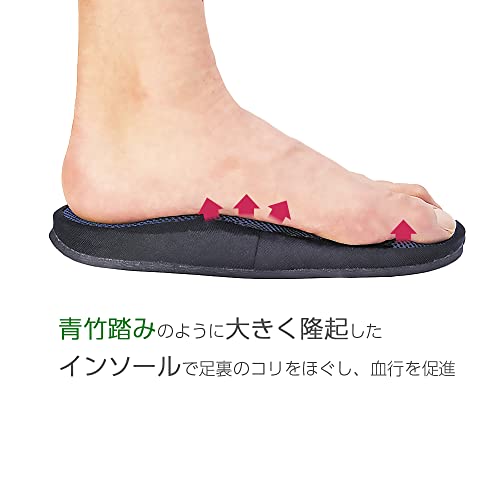 メッシュ素材採用のスリッパ表面