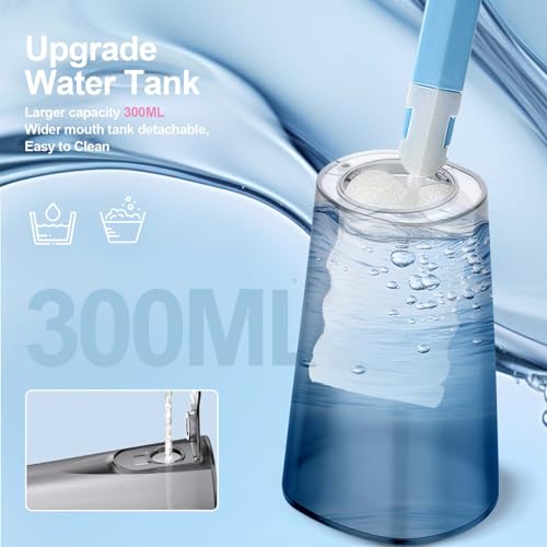 Bezvoi Water Flosser for Teeth Cordless: Oral Irrigator with 5 Modes, 300ML Water Tank IPX7 Waterproof Electric Tooth Cleaner - Image 4