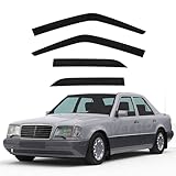 Window Rain Guards for Mercedes-Benz E-Class MK1-W124 1989-1994, Durable Side Window Visors Deflector, Vent Shades UV Protection Car Accessories