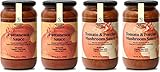 Delicious & Sons - Organic - Non-GMO - Gluten-free - Keto and Paleo - No Added Sugars - Italian Puttanesca and Porcini Mushroom Tomato Pasta Sauce18.70 oz (Pack of 4)