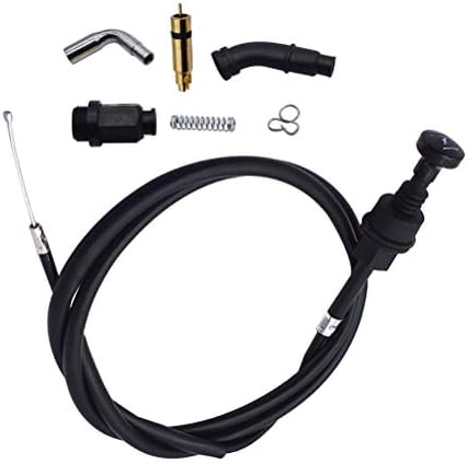 Carburetor Carb Choke Cable and Starter Valve Plunger Kit Fits For Honda Rancher 350 2000-2006