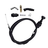 Carburetor Carb Choke Cable and Starter Valve Plunger Kit Fits For Honda Rancher 350 2000-2006