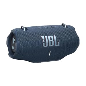 JBL Xtreme 4 Portable Bluetooth Speaker with Pro Sound and Convenient Shoulder Strap, IP67 Waterproof, Built-In Power Bank without Power Adaptor, Blue