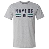 500 LEVEL Josh Naylor Seattle Font Shirt (Heather Gray, Large)