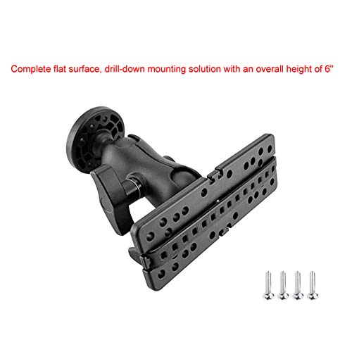 Image of Ball-Mount Fish Finder,Universal Marine Navigation Electronic Fishing Rod Holder 360 Degree Rotatable Marine Fish Finder Mount Rod Holder Fit for GarminMAP 162,168,175