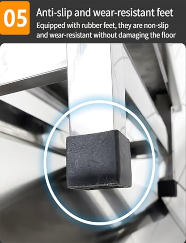 Support de calage robuste en inox avec capacité de 500 kg pour garage