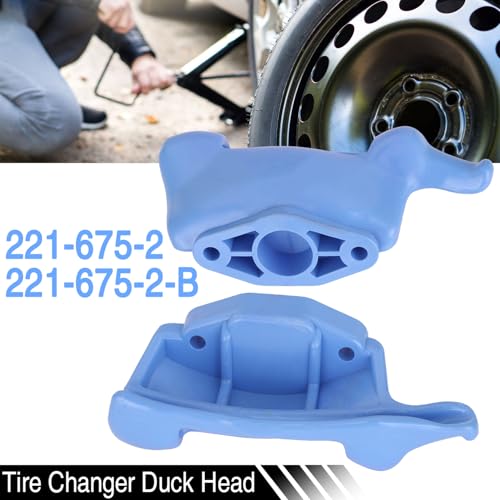Image of Tire Changer Duck Head,Tire Changer Machine Mount /Demount Head Replacement for Hunter Tire Changer 221-675-2 221-675-2-B (1, Blue)