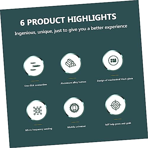 Homoyoyo 1 Par De Gamepad Compacto Para Gatilho De Gatilho De Durável Dispositivo De Controlador De