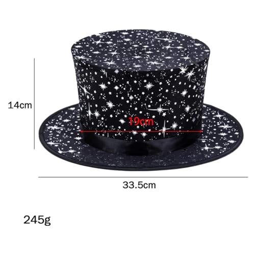 Gorro mágico infantil accesorio de escenario plegable para magos y caballeros 7