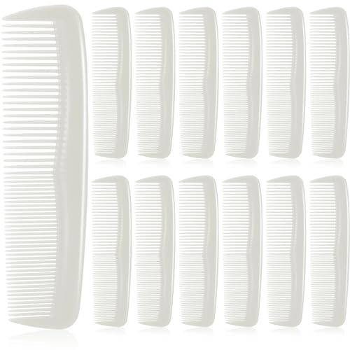 HESTYA 24 Peines Blancos de Bolsillo para Hombre 5 Pulgadas miniatura 1