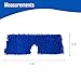 Microfiber Mop Pads, Flip Mop Refills, Dust Mop Replacement Head, Microfiber Mop Head, Dust Mop Head, Mop Covers Washable, Flat Mop Replacement Pads, Floor Mop Pads, Dry, Wet, Reusable, 18 Inch, 3 PK