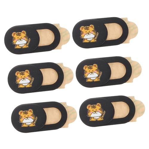 Adesivo Per Webcam Con Motivo Tigre 6 Pezzi Per La Privacy Del Computer Portatile Notebook E Pc.