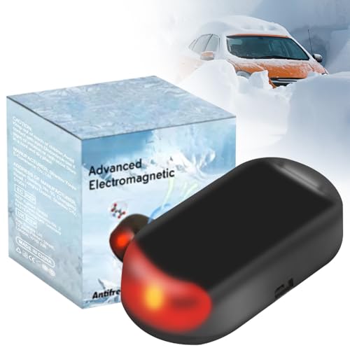 Electromagnetic Car Deicer, 2025 New Antifreeze Electromagnetic Car Snow Removal Device, Car Defroster, Portable Kinetic Molecular Heater, Winter Car Kits (1PCS)