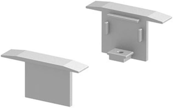 SLV SLV end caps for GRAZIA 10 recessed profile 2 pieces/aluminum