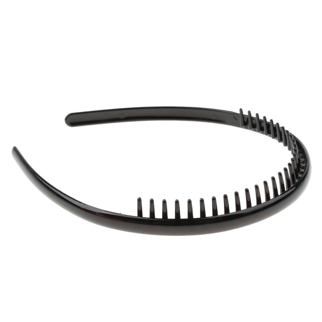 ™ Phenovo Zigzag Hair Band Toothed Headband Women Men Girls Hair Accessory Black | Hair Accessories | Womens Accessories-image-4