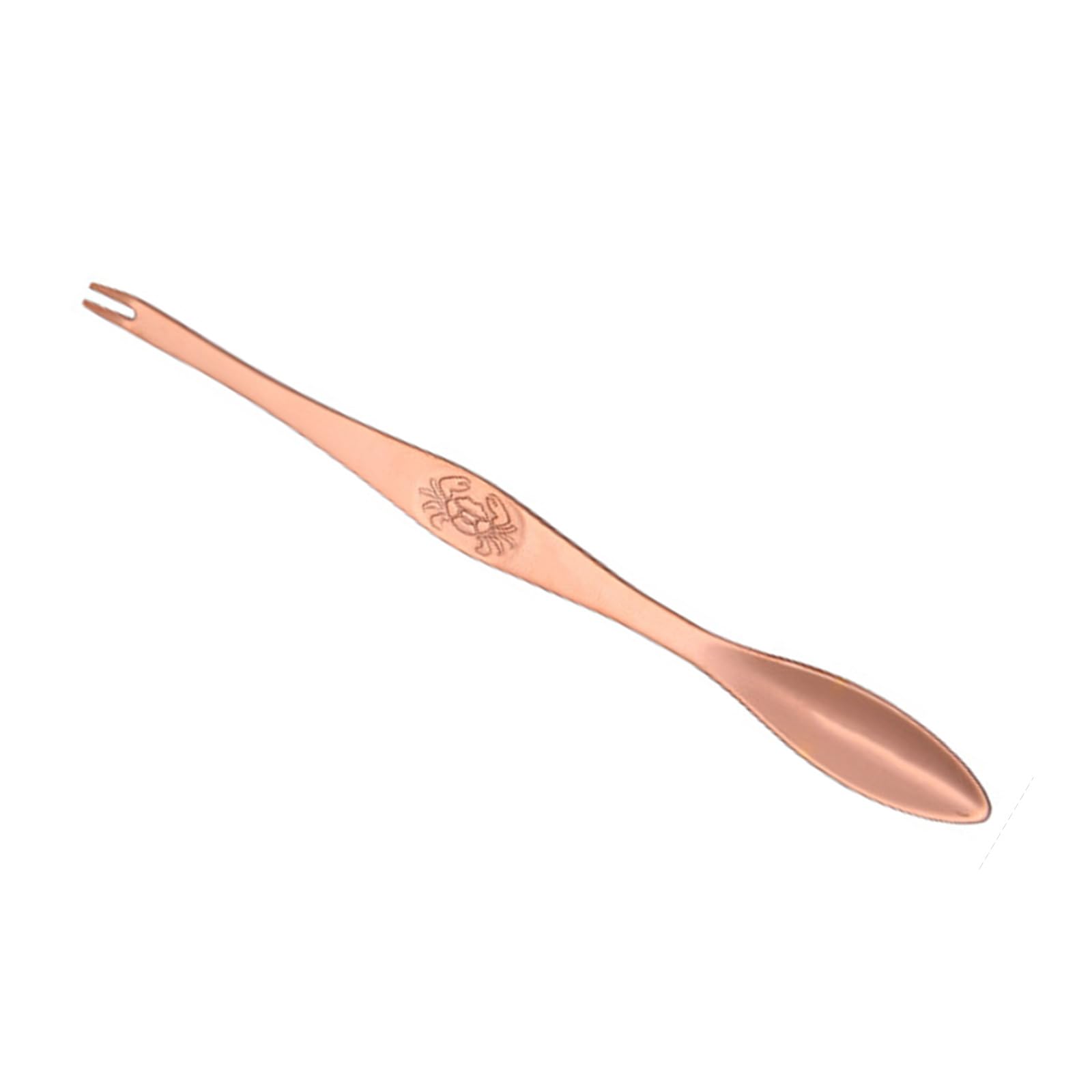 Elnwnnkc Premium 304 Steel Crabs Pick Lobster Fork Spoon Seafood Picking Tool Ergonomic Handle for Meat Steel Crabs Pick Tool