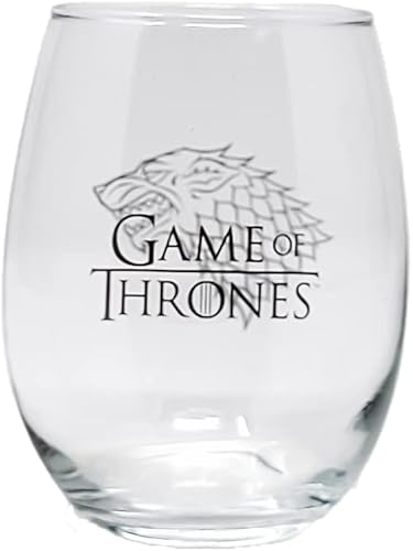 Miniatura 5 de Game of Thrones Juego de copas de vino coleccionables (House Stark & House Targaryen)
