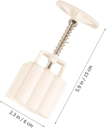 Miniatura 7 de PRETYZOOM Moldes de prensa para pastel de chocolate para pastel de luna chino tradicional de danza de león, festival de otoño, mano, cortador de