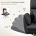 BestEra Big and Tall Office Chair 500LBS, Ergonomic High Back Leather Executive Chair, Reclining Swivel with Adjustable Armrests Lumbar Support Footrest, Cross Legged, Black