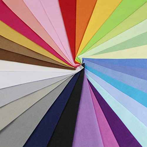 Aufodara 31 Pezzi 30 x 25 cm Tessuti Tessuto