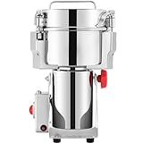 Molinillo de Hierbas de Acero Inoxidable, eléctrico, para Cereales, de Alta Velocidad y Larga duración, Ideal para el hogar, restaurantes, hoteles, Bares y Tiendas de alimentación. 800g