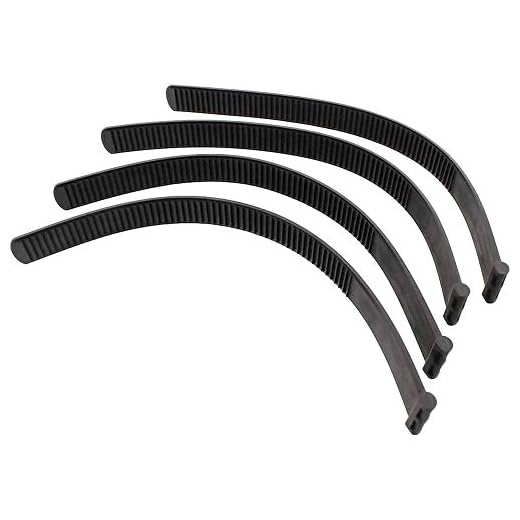 Atera Rastbaender 300mm 4 St. schwarz