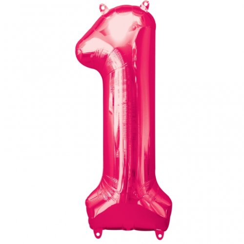 Preisvergleich Produktbild Num 1 Pink Large Balloon
