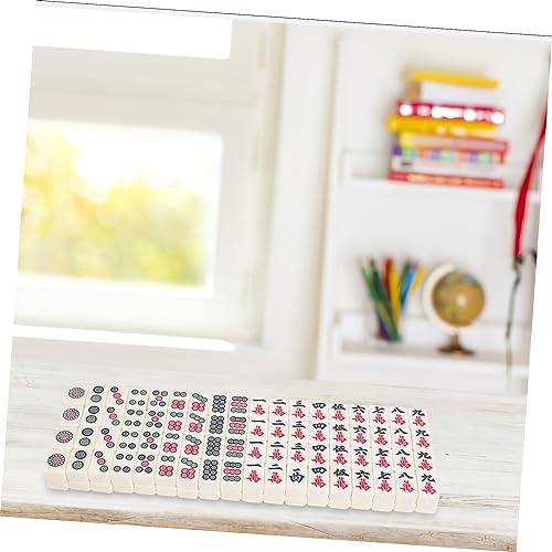 Mahjong miniature résistant et léger avec accessoires de jeu - 6