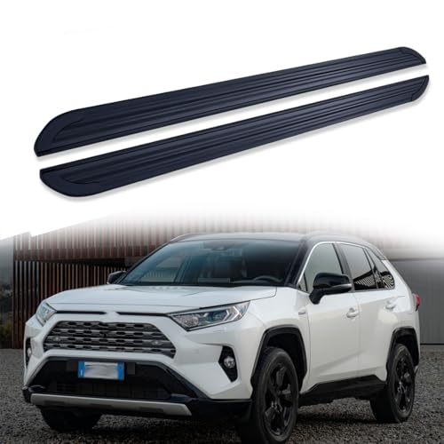 2Pcs Running Boards Fits for Toyota RAV4 XA50 2019-2025 Side Steps 450lbs Dazzle Black