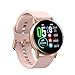 Sports Fashion Round Smart Watch Pantalla táctil Smart Watch Heart Rate Smart Fitness Tracker, Rosa, Talla única