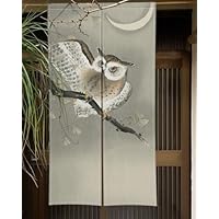 Amazon｜Qinunipoto 暖簾 動物柄 猪 いのしし シンプル風 のれん 幅