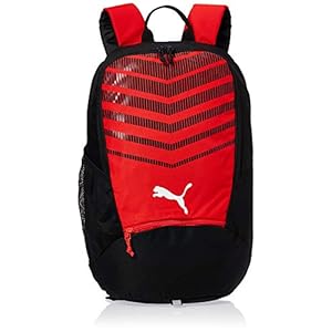 PUMA Mens Ftblplay Backpack, Black (Red/Black) – 07716201, X, Puma Red-Puma Black
