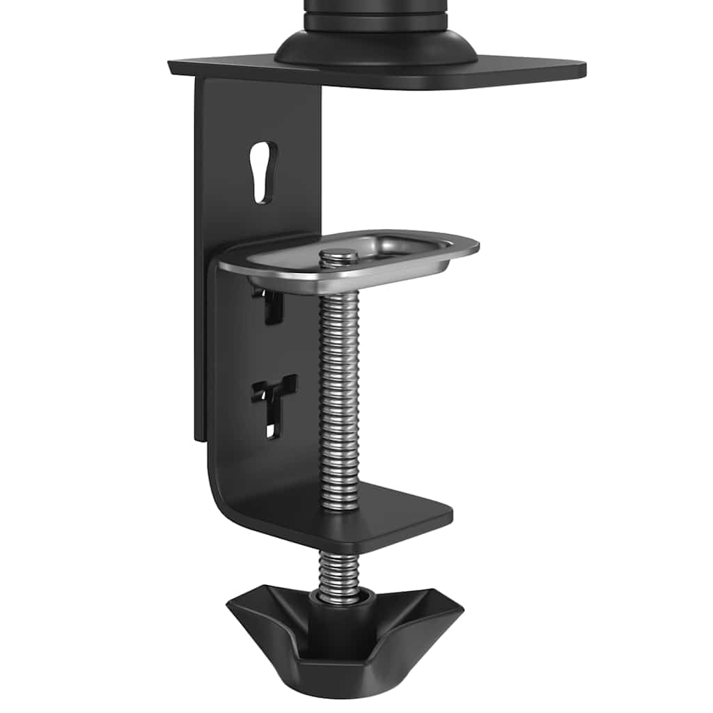 Pojedyncze ramię monitora do ekranów 27", sprężyna gazowa, obciążenie 10 kg, 75 x 75 100 x 100 VESA, wychylne, czarne