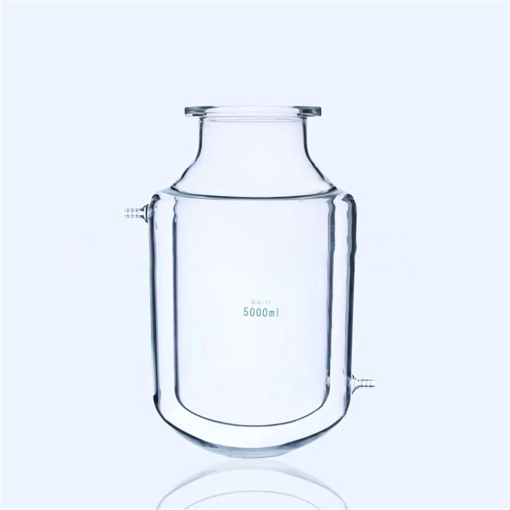 Matraz de reacción de capa de laboratorio con camisa de tres o cuatro bocas abiertas(2000mL24x24x24x24)