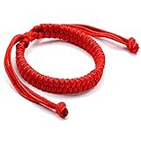Mr.S Shop Chinese Feng Shui Lucky Strap Friendship Handmade Bracelet Red String Rope MEN Women Fashion Jewelery