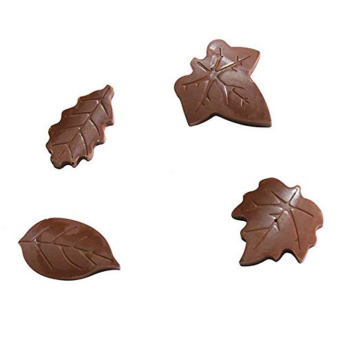 2 Psc 24-Cavity Leaf Shape Silicone Mold For Making Soap, Candle, Candy, Chocolate For Halloween Thanksgiving #TOP3