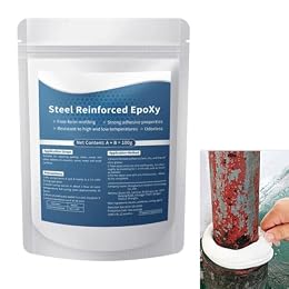 3.53oz/100g Steel Reinforced Epoxy Putty, Waterproof Heat-Resistant Epoxy Putty Repair Kit, All Purpose Filler Putty AB Epoxy Clay for Metal Wood Tile Ceramics for Bonding Repairing Sculpting (1)