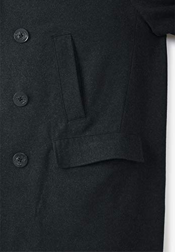 Liberty Blues by KingSize Men's Big & Tall Double-Breasted Wool Peacoat3
