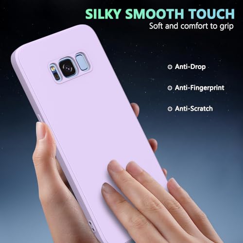 Image of for Samsung Galaxy S8 Case Purple, Scratch Resistant with Soft Touch, Slim Thin Phone Cover for Samsung Galaxy S8