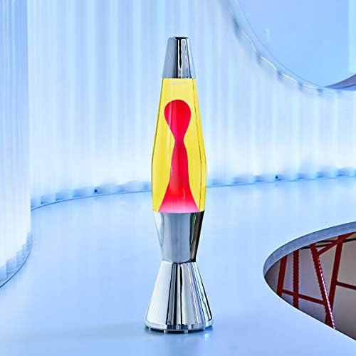 MATHMOS Lava Lamp Astro Baby - Yellow/Red