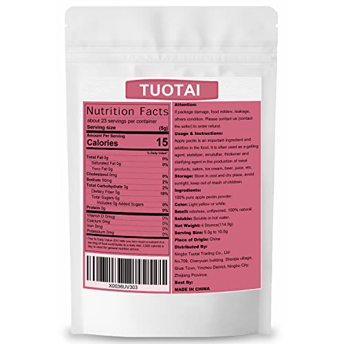 Tuotai Apple Pectin Powder, 4 Ounces thumb #6